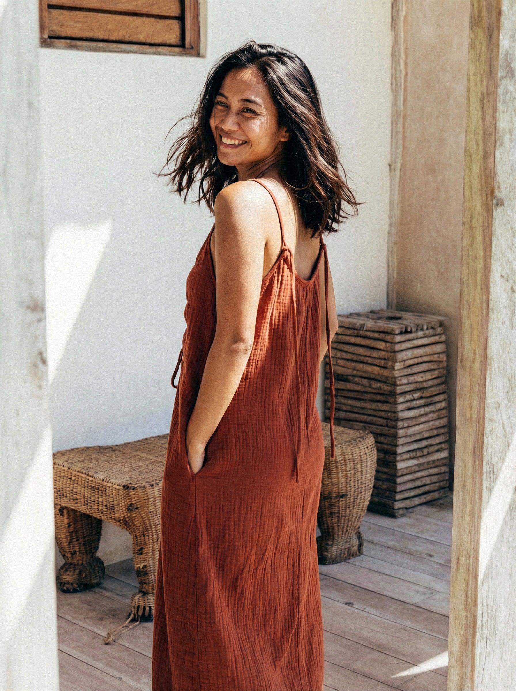 GOA Ruched Front Dress