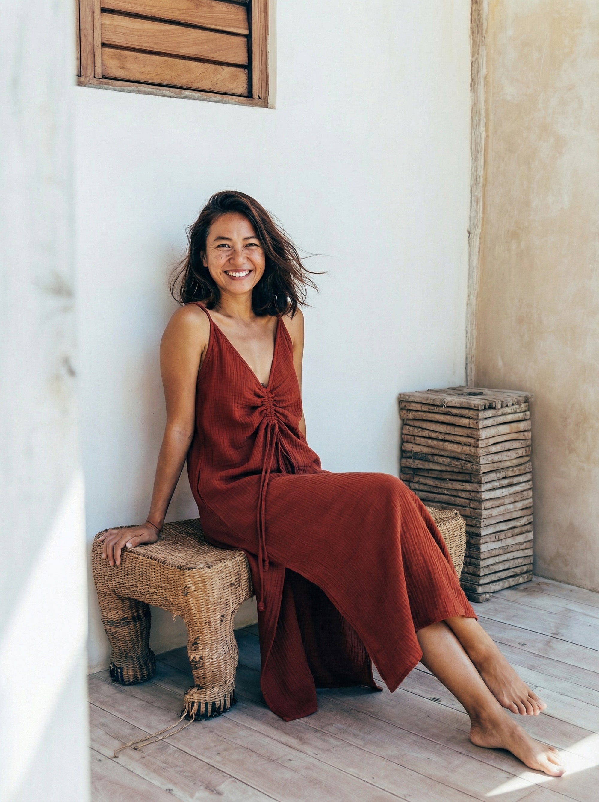 GOA Ruched Front Dress