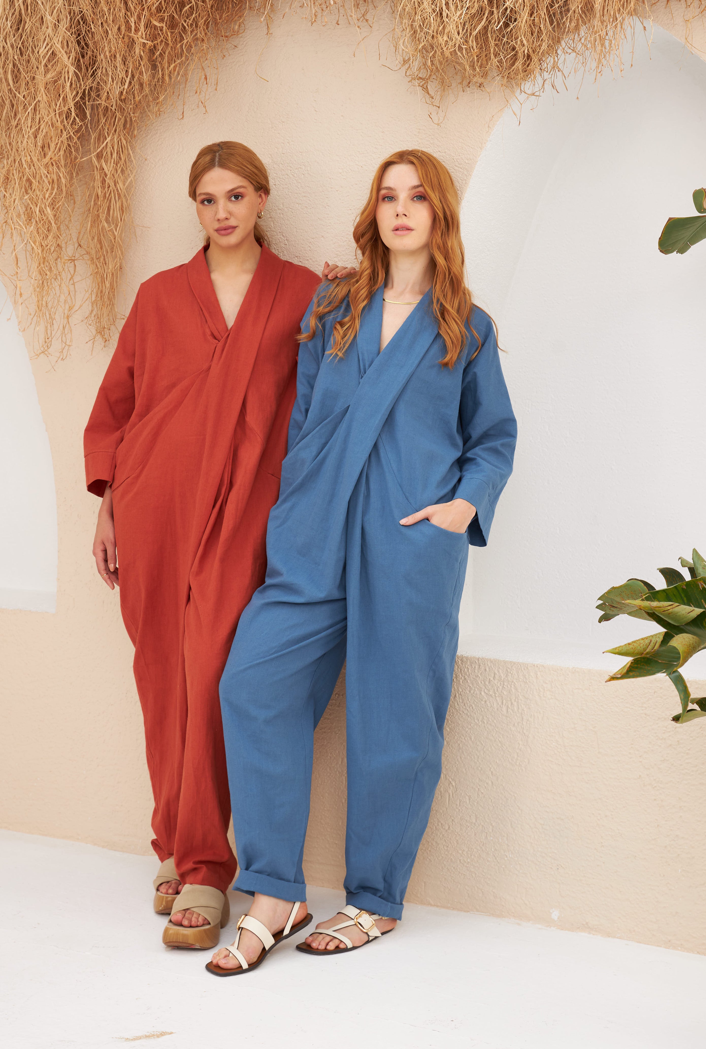 CLEO LINEN OVERSIZE JUMPSUIT