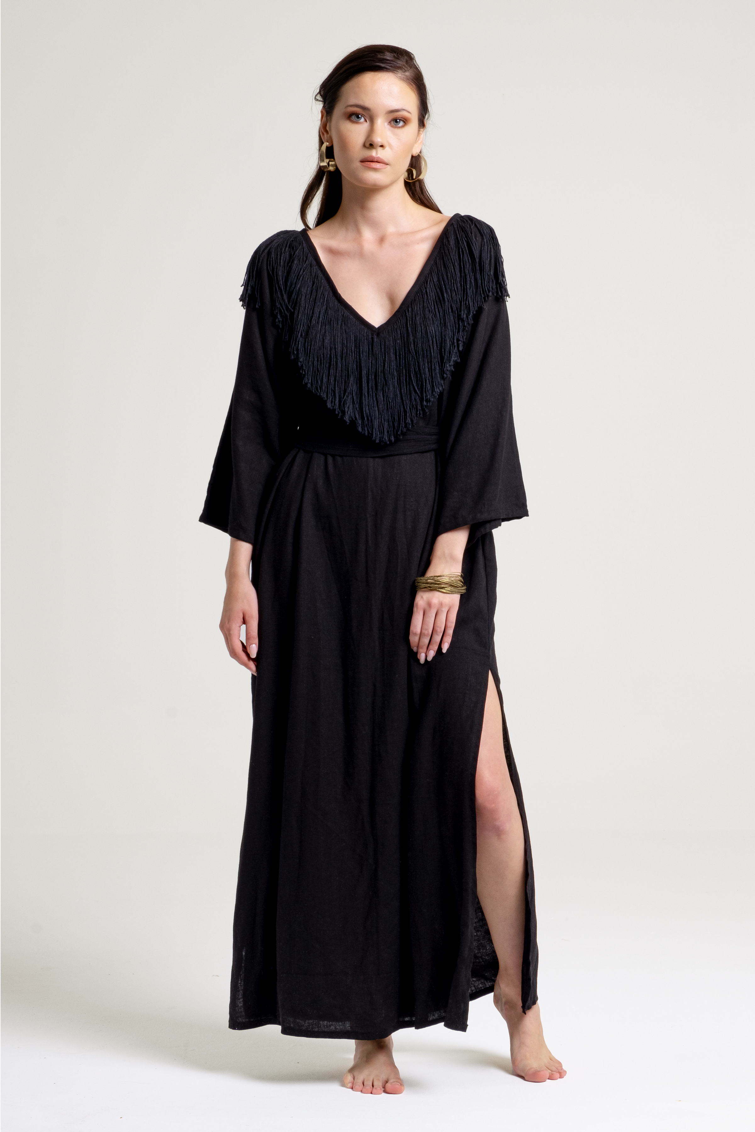 TIOS LINEN MAXI DRESS