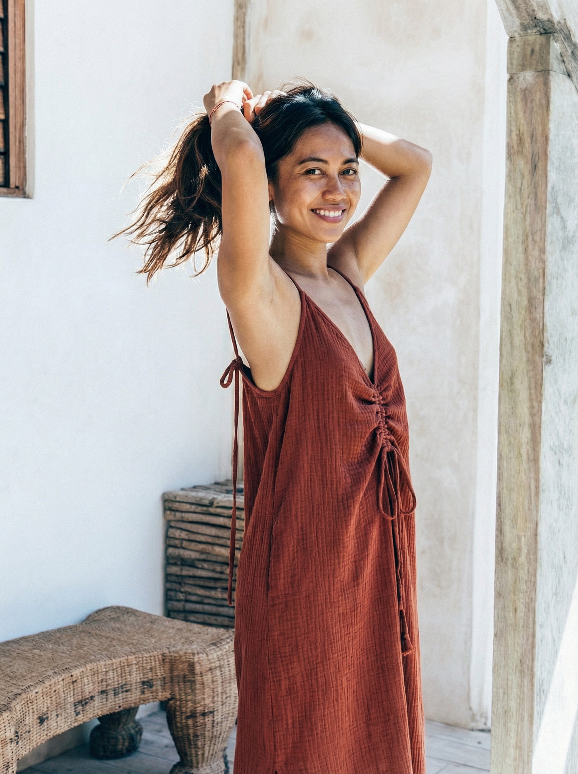 GOA Ruched Front Dress