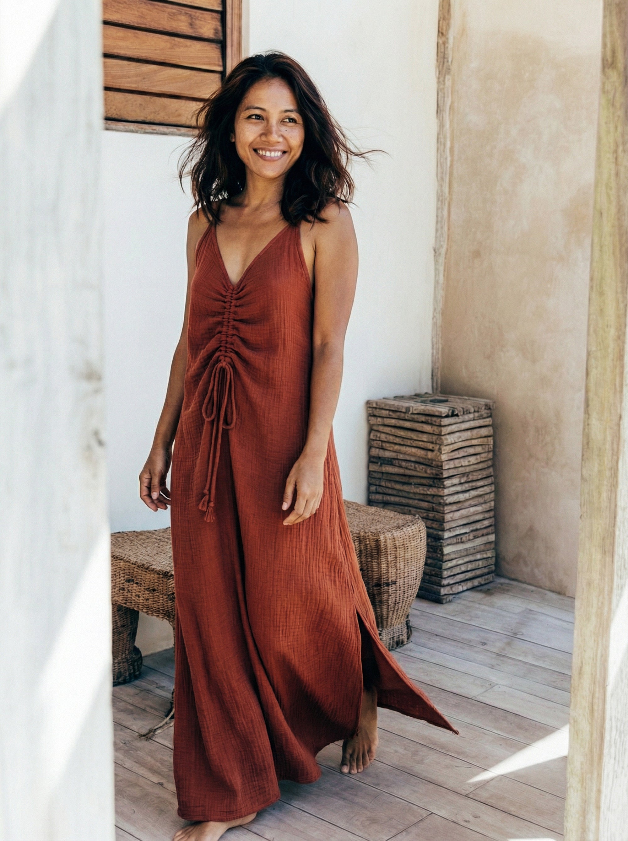 GOA Ruched Front Dress