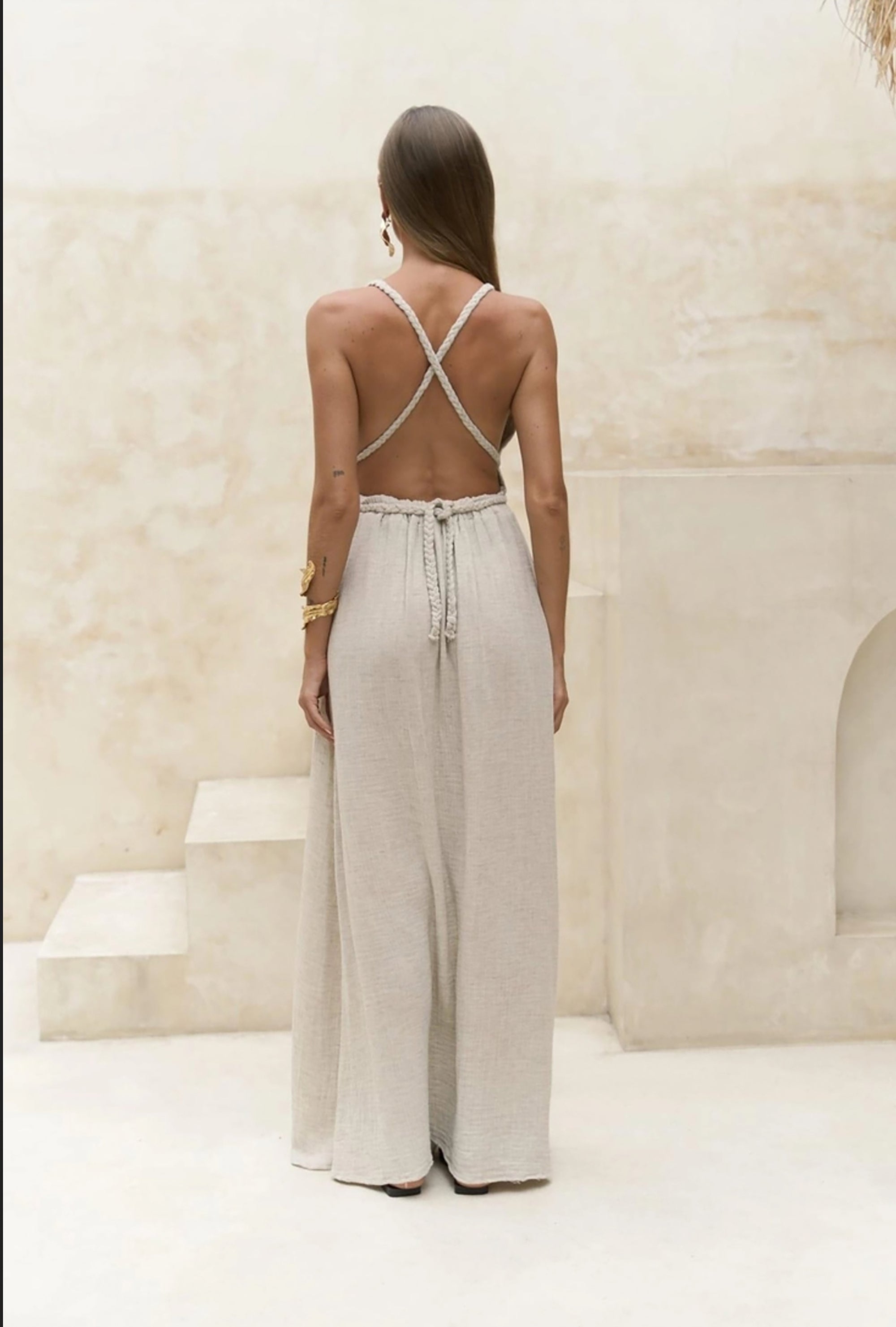 ZENDAYA HEMP DRESS